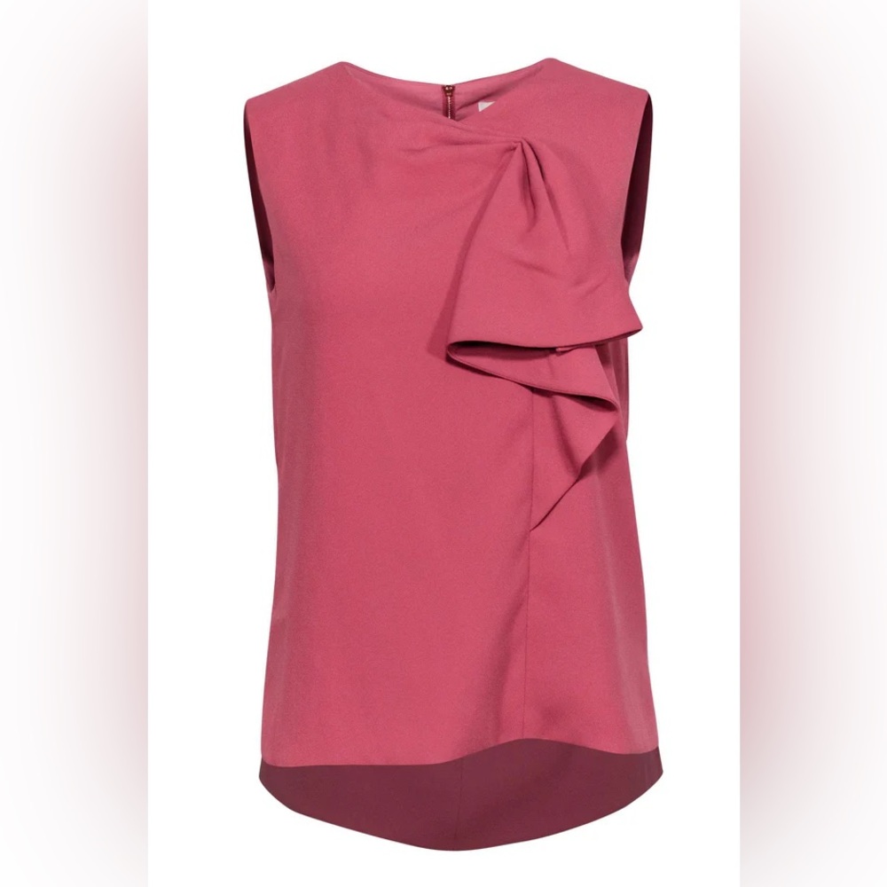 Ted Baker blush pink ruffle blouse